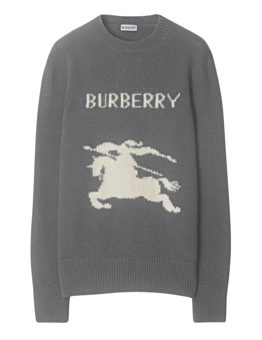 Check Horse Logo Sweater