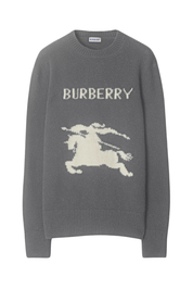 Check Horse Logo Sweater