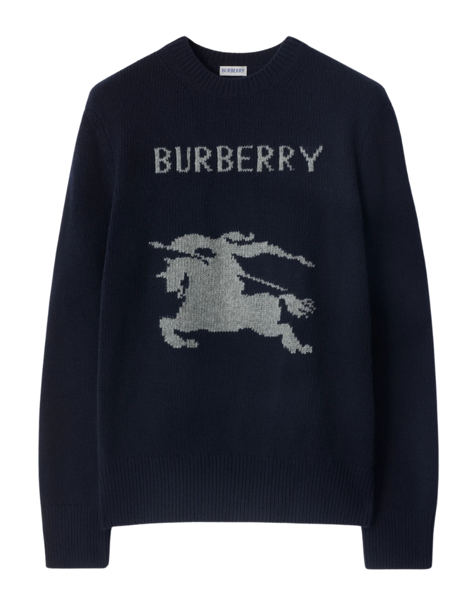 Check Horse Logo Sweater