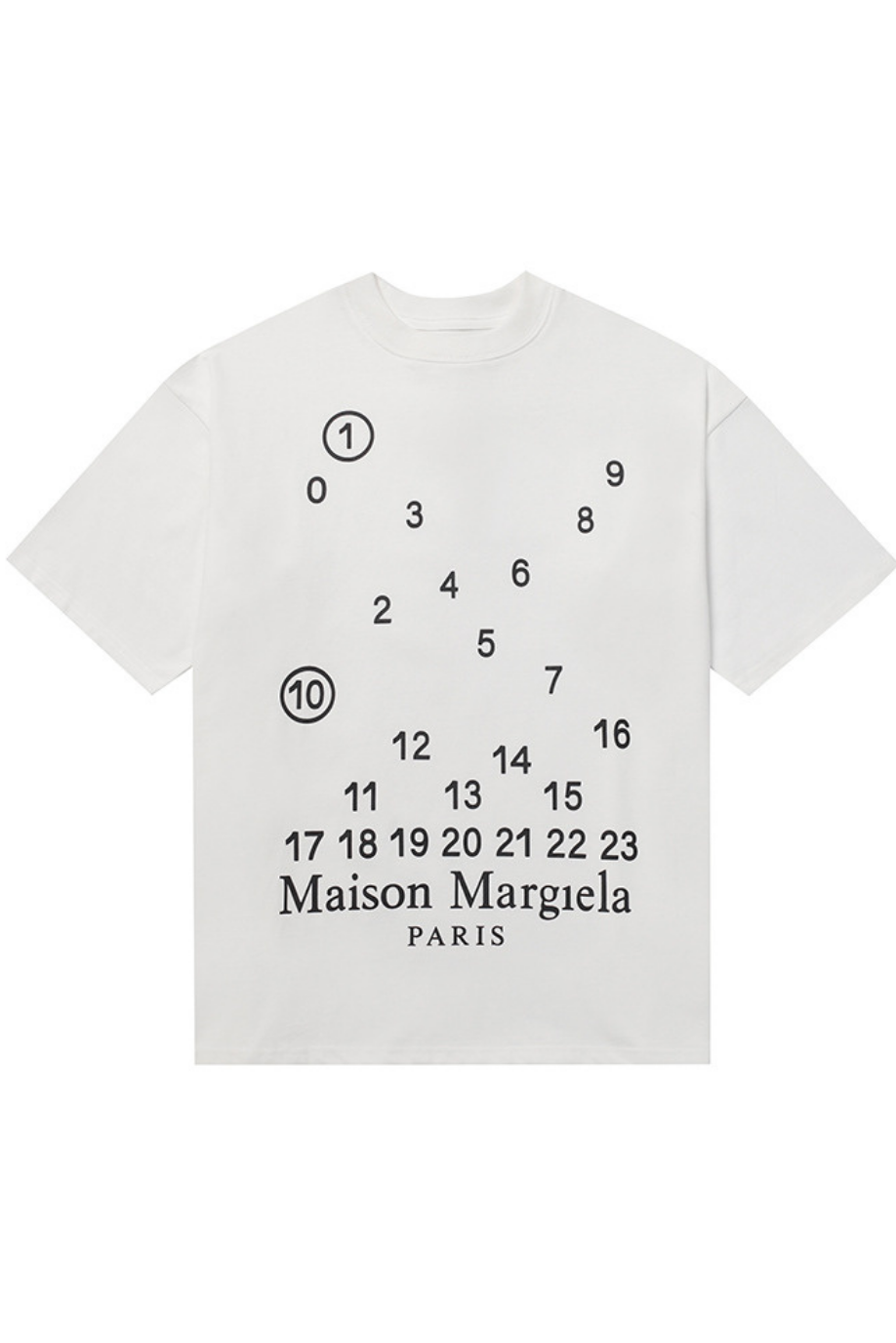 Gat Numbers-Motif T-Shirt