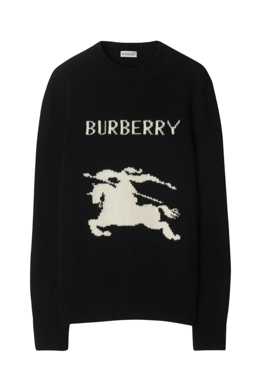 Check Horse Logo Sweater