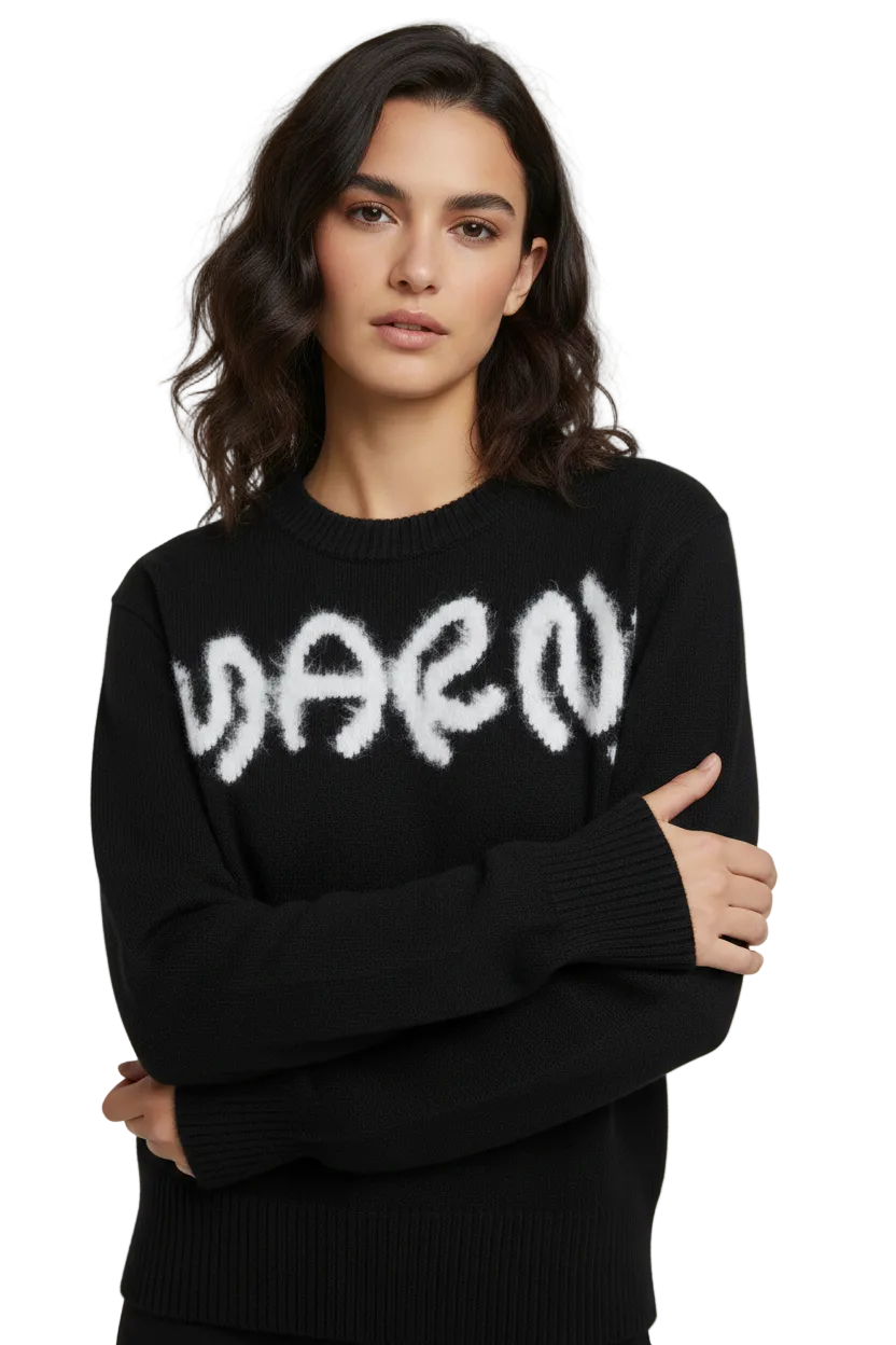 Mohair Art Knit Sweater